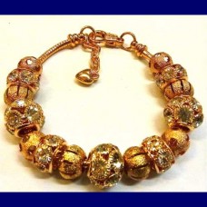 murano bracelet.. Rose Gold.